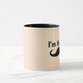 ICH BIN DIE BOSS, MUSTACHE KAFFEE-TASSE TASSE (Zentrum)