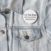 Ich bin die Braut Button (Beispiel)