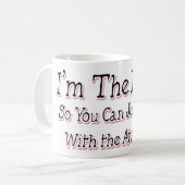 Ich bin die Braut Kaffeetasse (Vorderseite Links)