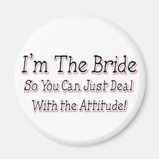 Ich bin die Braut Magnet (Vorne)