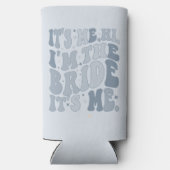 Ich bin die Bride-Sein-Ich-Coole Personalisiert Selters Dosenkühler (Rückseite)