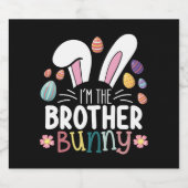 Ich bin die Brüderpaarfamilie Ostern Bierflaschenetikett (Einzelnes Label)