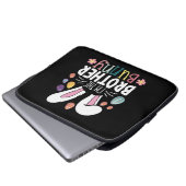 Ich bin die Brüderpaarfamilie Ostern Laptopschutzhülle (Vorne Knopf)