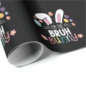 Ich bin die Bruh-Bunny-Ostern-Matching Geschenkpapier (Rolleneckpunkt)