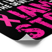 Ich bin die Brustkrebserkrankung des Sturms Poster (Ecke)