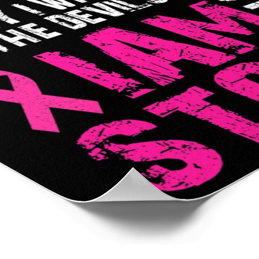 Ich bin die Brustkrebserkrankung des Sturms Poster (Ecke)