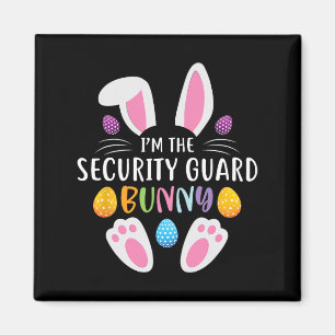 Ich bin die Bunny Funny Funny Ostertag Rabb der Si Magnet