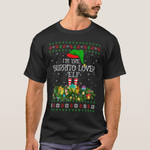 Ich bin die Burrito Elf Christma, die Familie zu v T-Shirt