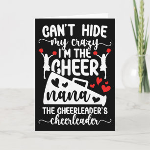 Ich bin die Cheer-Oma einer Cheerleader-Oma Cheerl Karte