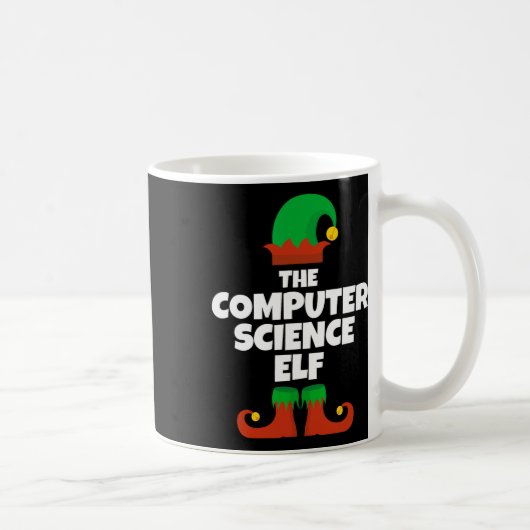 Ich bin die Computer Science Elf Familie Pajama Ch Kaffeetasse (Rechts)