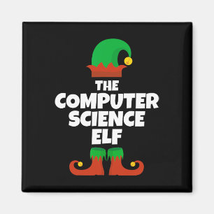 Ich bin die Computer Science Elf Familie Pajama Ch Magnet