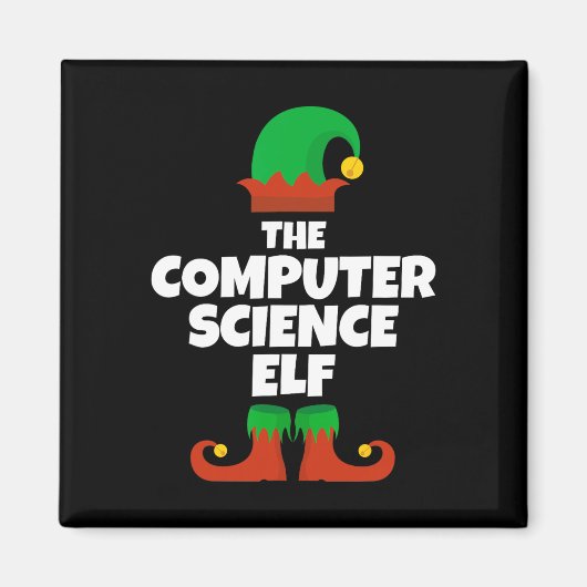 Ich bin die Computer Science Elf Familie Pajama Ch Magnet (Vorne)