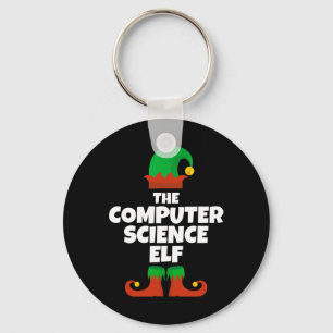 Ich bin die Computer Science Elf Familie Pajama Ch Schlüsselanhänger