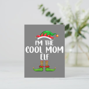 Ich bin die Coole Elf Shirt Matching Family Group  Postkarte
