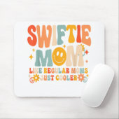 Ich bin die Coole Mama. Ich bin Retro Groovy. Mousepad (Mit Mouse)