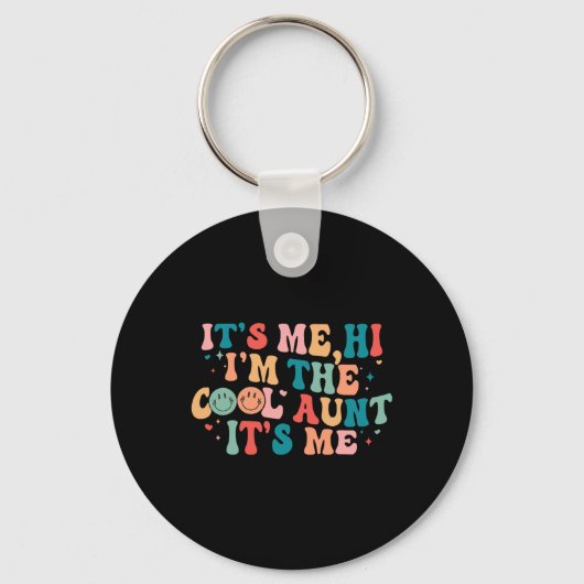 Ich bin die Coole Tante für Frauen Schlüsselanhänger (Vorderseite)