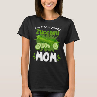 Ich bin die Crazy Zucchini Mama Vegetarier Vegan G T-Shirt
