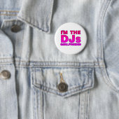 Ich bin die DJs Freundin - Disc-Jockey-Diskjockey Button (Beispiel)