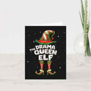 Ich bin die Drama-Königin-Elfe Familien-Matching-G Karte