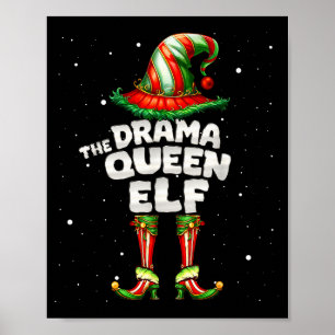 Ich bin die Drama-Queen-Elfen-Familien-Matching-Gr Poster