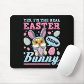 Ich bin die echte Osterhasen-Katze Mousepad (Mit Mouse)