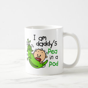 Ich bin die Erbse des Vatis in einer Hülse 1 Kaffeetasse