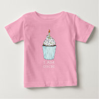 Ich bin die erste Geburtstagskuchen-Cupcake-Kerze