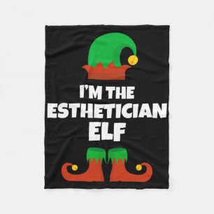 Ich bin die Esthetikerin-Elfen-Familien-Pyjama-Wei Fleecedecke