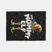 Ich bin die Familie Elf Matching Group Weihnachten Fleecedecke (Vorderseite (Horizontal))