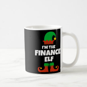 Ich bin die Finanz-Elfen-Familien-Pyjama-Weihnacht Kaffeetasse