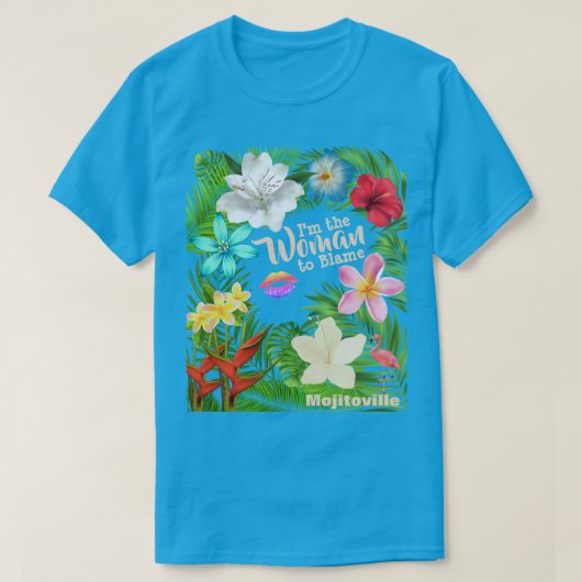 Ich bin die Frau, die dem T - Shirt die Schuld gib (Design vorne)