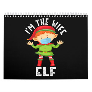 Ich bin die Frau Elf Lustiges Weihnachtsgeschenk Kalender