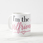 Ich bin die Freundin Tasse (Vorderseite Links)