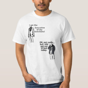 Ich bin die Führungskraft meiner Funktionen! Sort T-Shirt