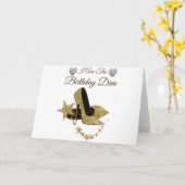 Ich bin die GeburtstagDiva Karte (Gelbe Blume)