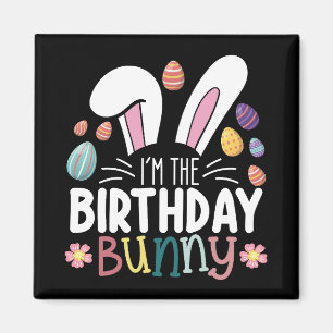 Ich bin die Geburtstagsbunny Osterfamilie, die pas Magnet
