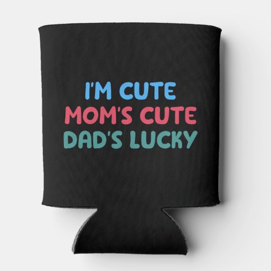 Ich bin die glückliche Coole Tochter des Niedliche Dosenkühler (Rückseite)