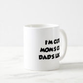 Ich bin die glückliche Tasse des Niedlichen Vaters (VorderseiteRechts)