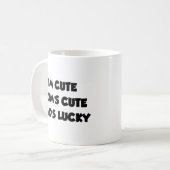 Ich bin die glückliche Tasse des Niedlichen Vaters (Vorderseite Links)
