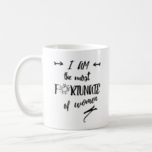 Ich bin die glücklichste Frau Kaffeetasse (Links)