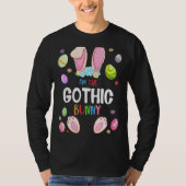 Ich bin die gotische Bunny Oaster Party Matching F T-Shirt (Vorderseite)