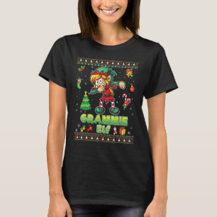 Ich bin die Grammie Elf Matching Family Merry Chri T-Shirt