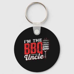 Ich bin die Grillen Onkel Fleisch Grill Grill Gril Schlüsselanhänger