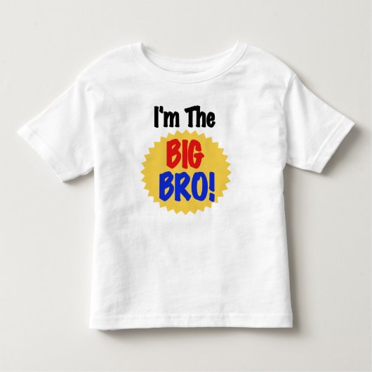 Ich bin die große Bro Kleinkind T-shirt (Vorderseite)