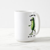 Ich bin die große Dillgurke Kaffeetasse (VorderseiteRechts)