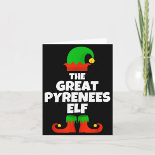 Ich bin die große Pyrenäen-Elfen-Familien-Pyjama-W Karte