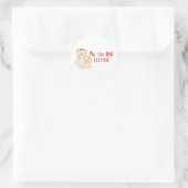 Ich bin die große Schwester (Bären) Runder Aufkleber (Tasche)