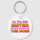 Ich bin die große Schwester... Schlüsselanhänger (Vorderseite)