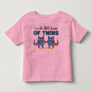 Ich bin die große Schwester von Zwillingen Kleinkind T-shirt