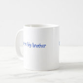 Ich bin die großer Bruder-Tasse Kaffeetasse (Vorderseite Links)